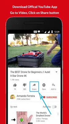 YouWeTube android App screenshot 1